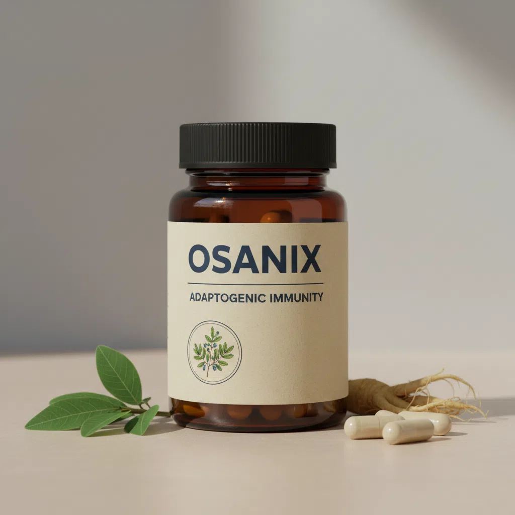 Osanix voedingssupplement - witte pot met paars etiket, 60 capsules